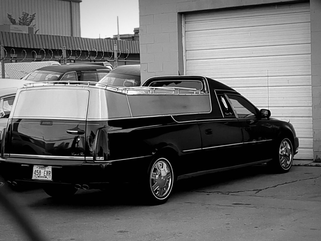 Saw this hearse yesterday at the hearse garage in Nashville.