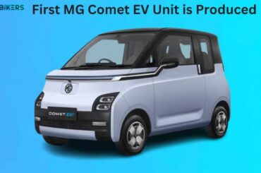 First MG Comet EV Unit is Produced as Production Begins Prior to April 19 Launch | JPR Bikers