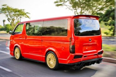 Lamborghini Aventador-inspired, V12-powered Toyota Quantum (HiAce)