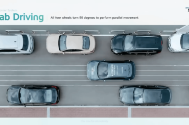 4 wheel steering for lateral movement