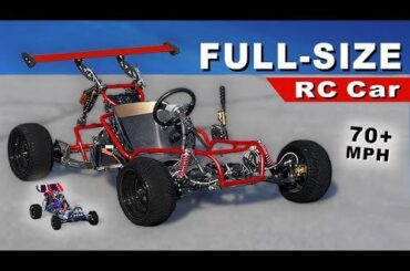 Insane 70mph Full-Size RC Car // Official Test and Review Electric GoKart