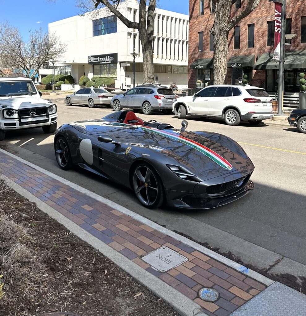 Saw a [Ferrari Monza SP1] while out this afternoon