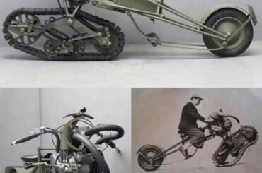 Mercier 1937 Moto Chenille 350cc 1 cyl ohv