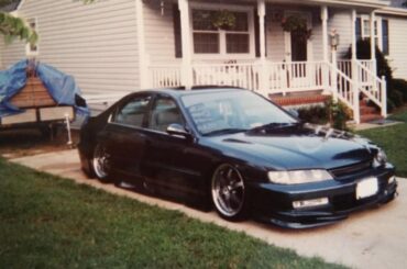 Idk if this is considered Stanced but this is my dads 97’ bagged accord