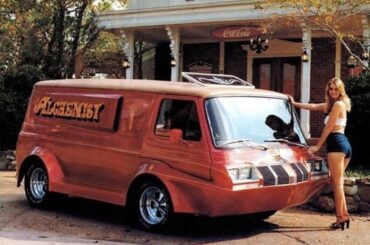 Custom van from the 70s