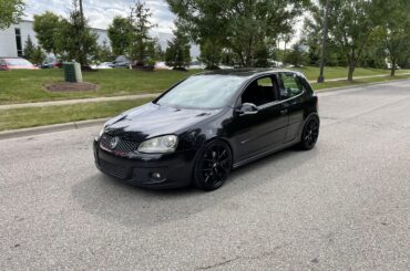 My GTI on some 19’s! Rubs in the front 🤷🏻‍♂️