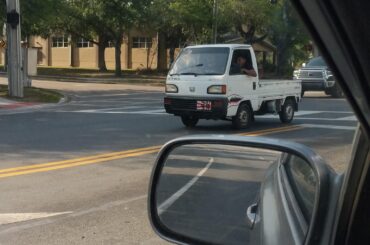 I spotted this tiny Honda truck