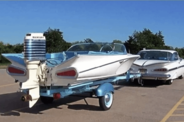 59 Chevy Impala w/ Matching Boat