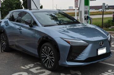 First time seeing a Lexus RZ 450e in the wild