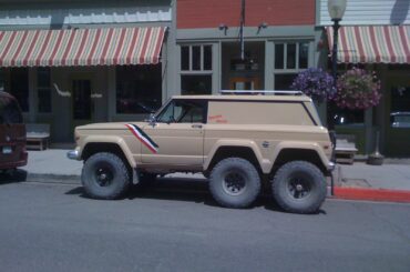 Celebrating my cake day with a 6x6 Jeep I saw on the street in Telluride in 2009.