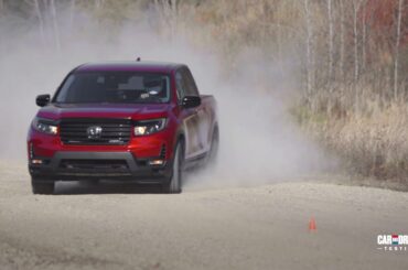 Redesigned 2021 Ridgeline vs. 2021 Tacoma: Off-Road Slalom