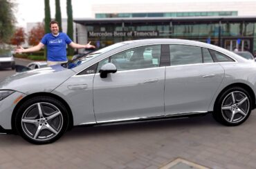 The 2023 Mercedes-Benz EQE Is a Luxurious Midsize Electric Sedan