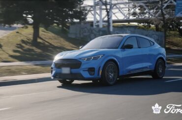 Hayley Wickenheiser drives the all-electric Ford Mustang Mach-E! | Ford Canada