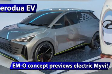 Perodua EMO Concept - next-gen electric Myvi!