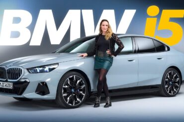 New BMW I5: The Electric 5 Series Takes SELFIES As You Drive | 4K