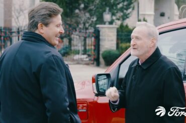 Matt & Jack from the Toronto Raptors drive the F-150 Lightning | Ford Canada
