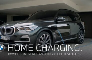 Home Charging. BMW Plug-In Hybrids and fully electric vehicles.