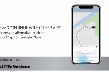 How to use Last Mile Guidance on Lexus Link