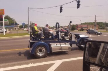 Heavy machinery/three wheeler mix-up