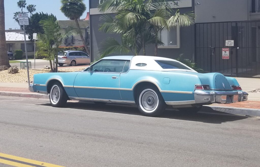 Lol...saw my mom's Thunderbird in Pacific Beach, CA. Memory lane.