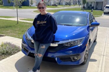 My daughter bought her first car today with her own money.