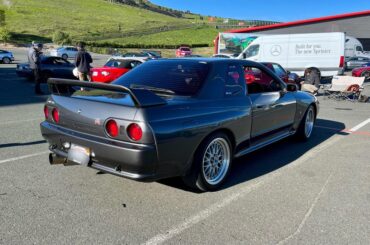 Props to the guy who took his R32 to the track