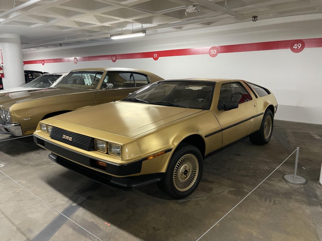 1 of 3 24 karat gold [DeLorean DMC 12] (petersen automotive museum