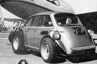 The Alsetta - BMW Isetta with v-12 Allison aircraft engine