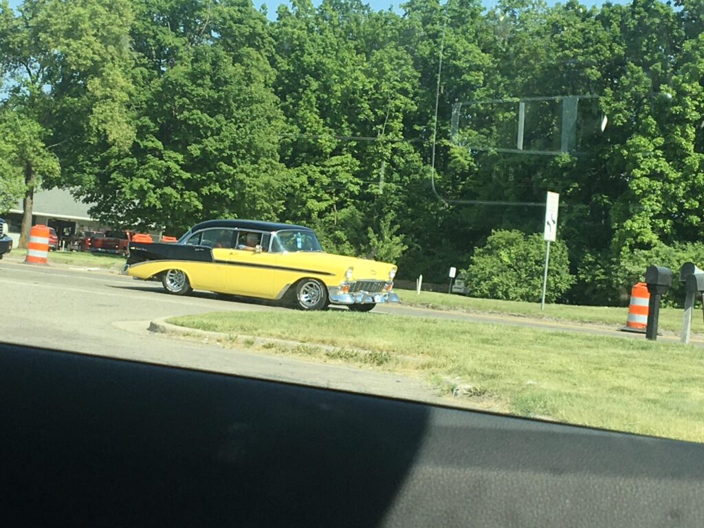 Found a 55’ Chevy Bell Air