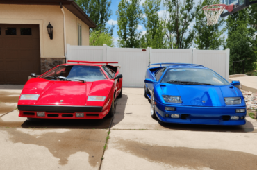 1999 Lamborghini Diablo Alpine Edition and 1988 Countach [4000x3000]