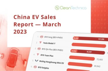 34% Plugin Vehicle Market Share In China — March 2023 Sales Report