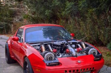 Throwback to that time when a twin turbo LS powered Miata happened