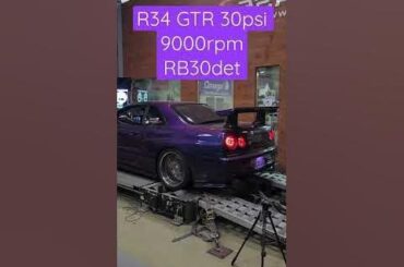R34 GTR Dyno Tuning RB30det engine swap.