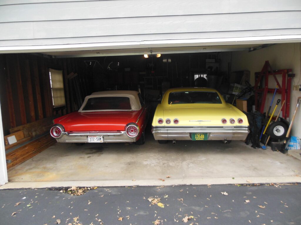 1963 Tbird (BIL) - 1965 Impala SS (mine)