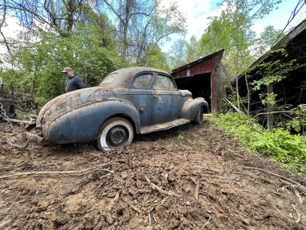 1940 Chevy that we helped rescue from a collapsing barn!!