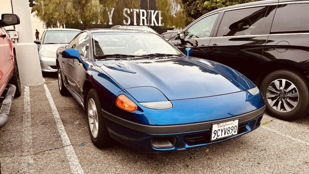 Almost didn’t see this [Dodge Stealth] at the mall.