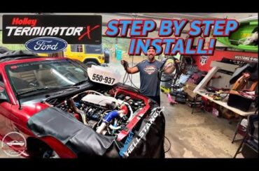 550-937 Terminator X install Part 1: Wiring, Harness, Sensor & Dual Sync install - SBF w/ Hi Ram