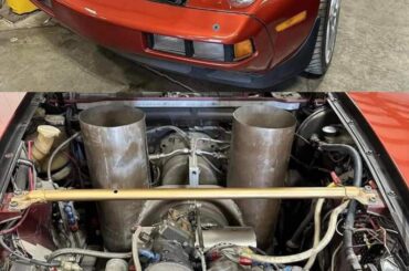 Well heres something you don't see everyday...a what I believe is a Boeing Turboshaft Engine Swapped Porsche?