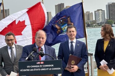 EV corridor to run nearly 900 miles from Kalamazoo to Quebec, US and Canada officials say