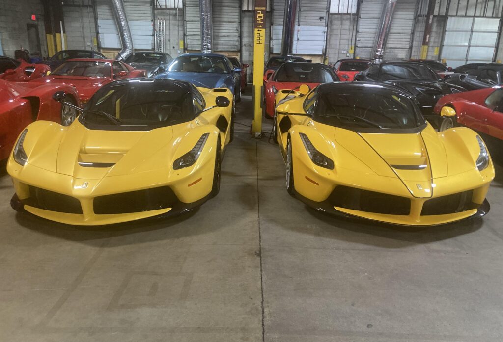 u/yonly65 ‘s matching [Ferrari LaFerraris] at the Petrol Lounge in Austin, Texas