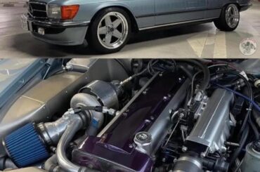 Mercedes 450 SLC with a 2JZ swap