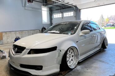 Almost done my front fenders, stance set up for no rubbing at full lock