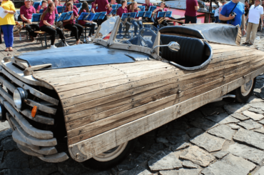 Wooden bodied polish made Syrena