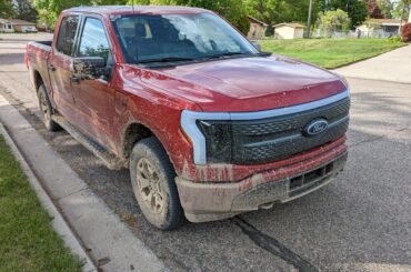 Drove my lightning all day in the desert off road, lots of mud pits and uneven rough terrain. Got several looks and dead battery comments.
