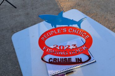 Here is a picture of the trophy as well