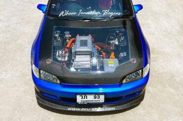 250HP / 440TQ Electric Civic in Bangkok(better than a k20?!)