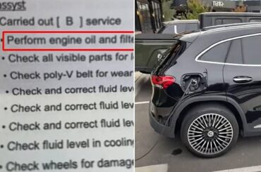 Mercedes-Benz dealer charges electric vehicle owner for oil change
