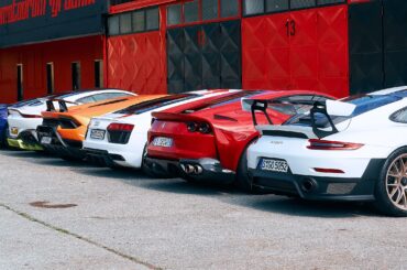 Final batch of non-hybrid supercars at the press test [2560 x 1440]