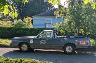 Seen in Seattle. Love the Honey Bucket sponsorship