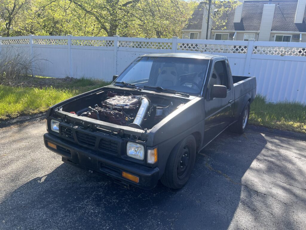 To follow up the last Nissan Hardbody here’s a member of my car clubs VQ swapped truck
